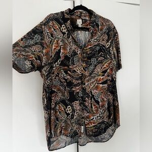 River Island floral Button Down Shirt